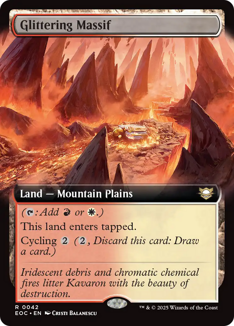Massif scintillant (Illustration étendue) [Commander : Aux confins des éternités]
