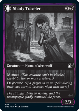 Voyageuse louche // Prédatrice tapie [Innistrad: Double Feature]
