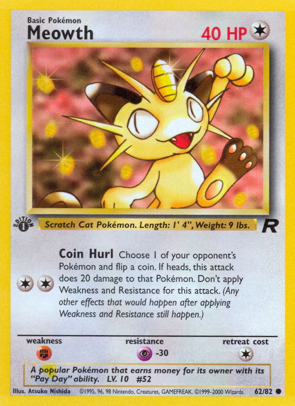 Miaouss (62/82) [Team Rocket 1re édition]