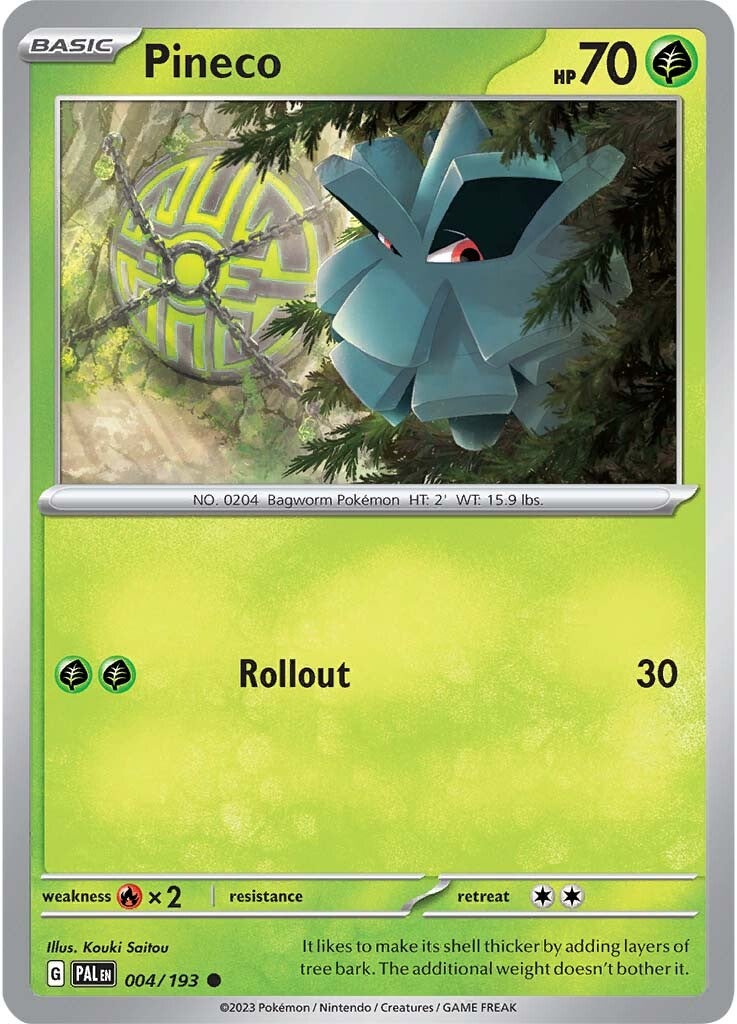 Pineco (004/193) [Escarlata y Púrpura: Evolución en Paldea]