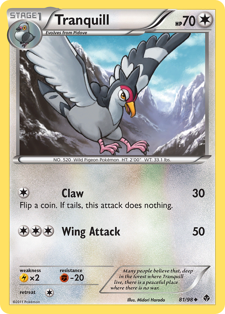 Tranquill (81/98) [Negro y Blanco: Poderes Emergentes]