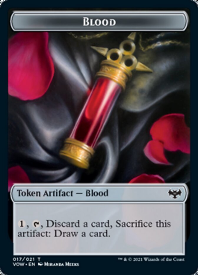 Sang // Jeton recto-verso Sang [Tokens Challenger Decks 2022]