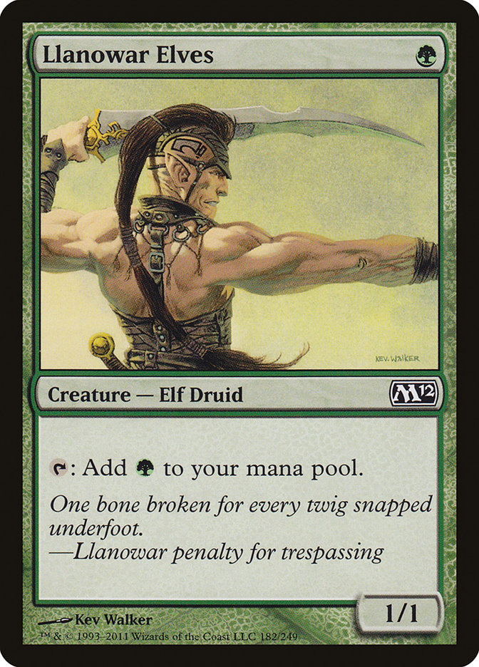 Elfes de Llanowar [Magic 2012]