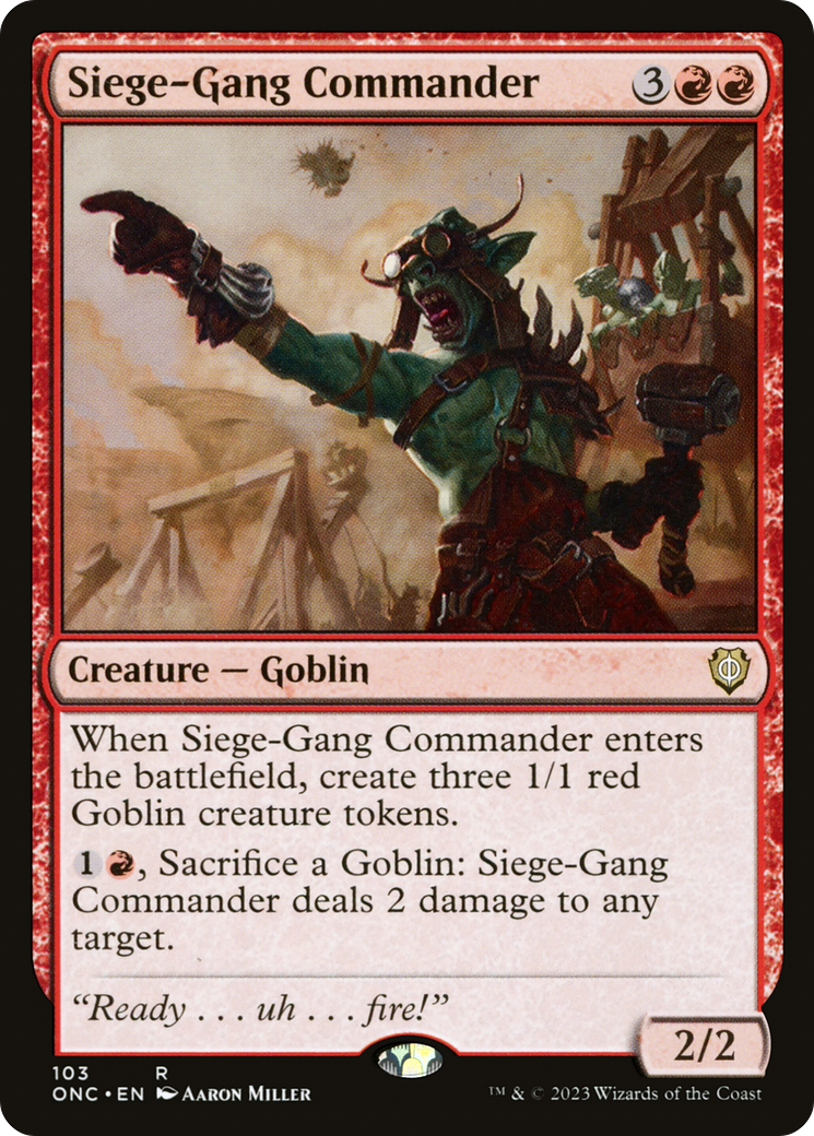 Commandant de la cohorte de siège [Phyrexia : Tous seront un commandant]