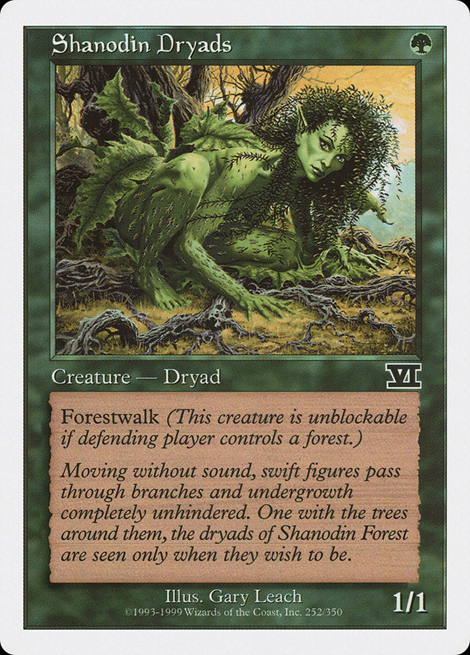 Dryades de Shanodin [Sixième édition classique]
