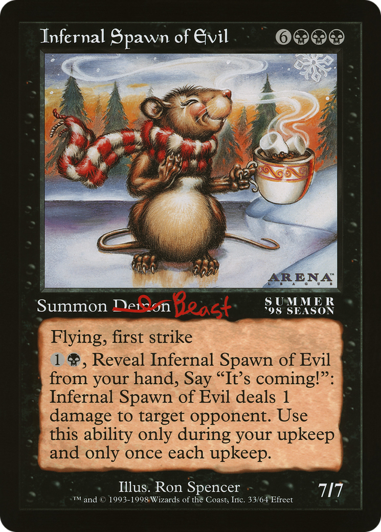 Carte d'art Emprise infernale [Série d'art Innistrad remasterisé]