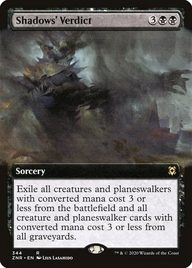 Verdict des ombres (Extended Art) [Zendikar Rising]