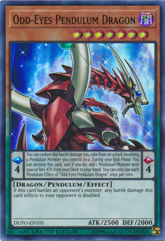 Dragon Pendule aux Yeux Impairs [DUPO-FR105] Ultra Rare