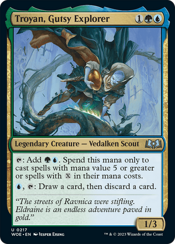 Troyan, Exploradora Valiente [Wilds of Eldraine]