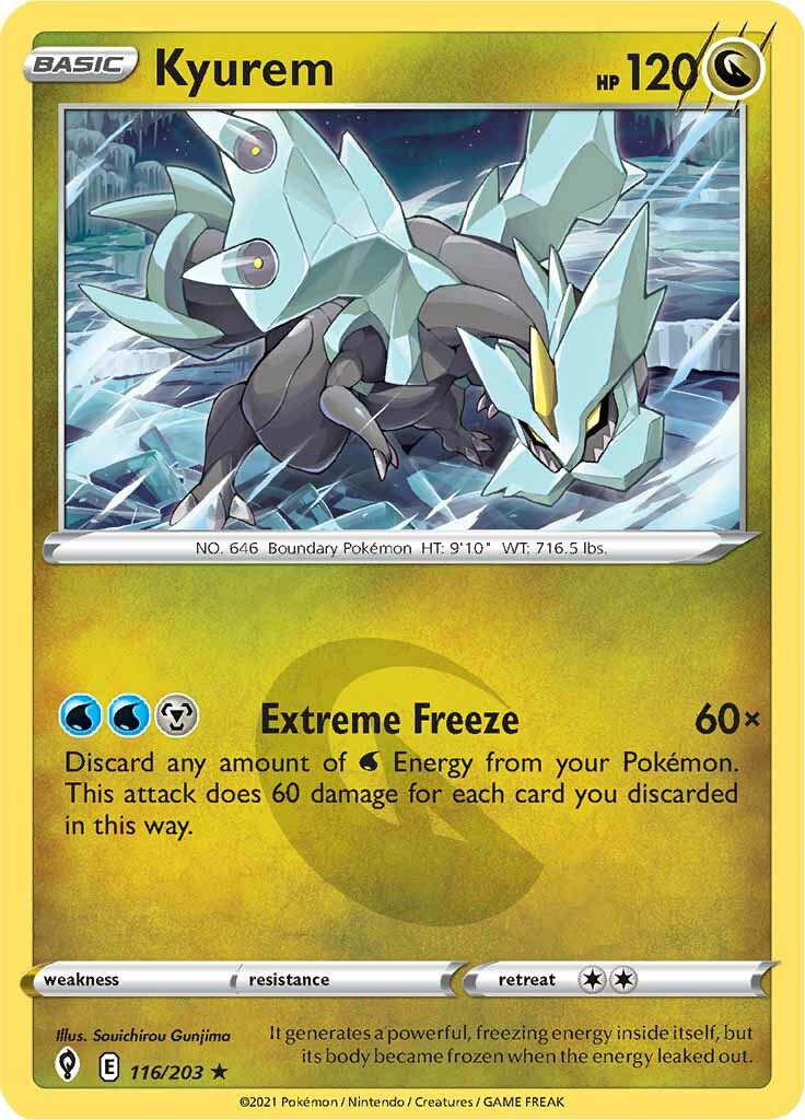 Kyurem (116/203) [Épée et Bouclier : Ciel Évolutif]