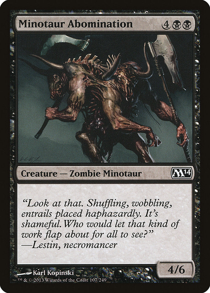 Abominación minotauro [Magic 2014]