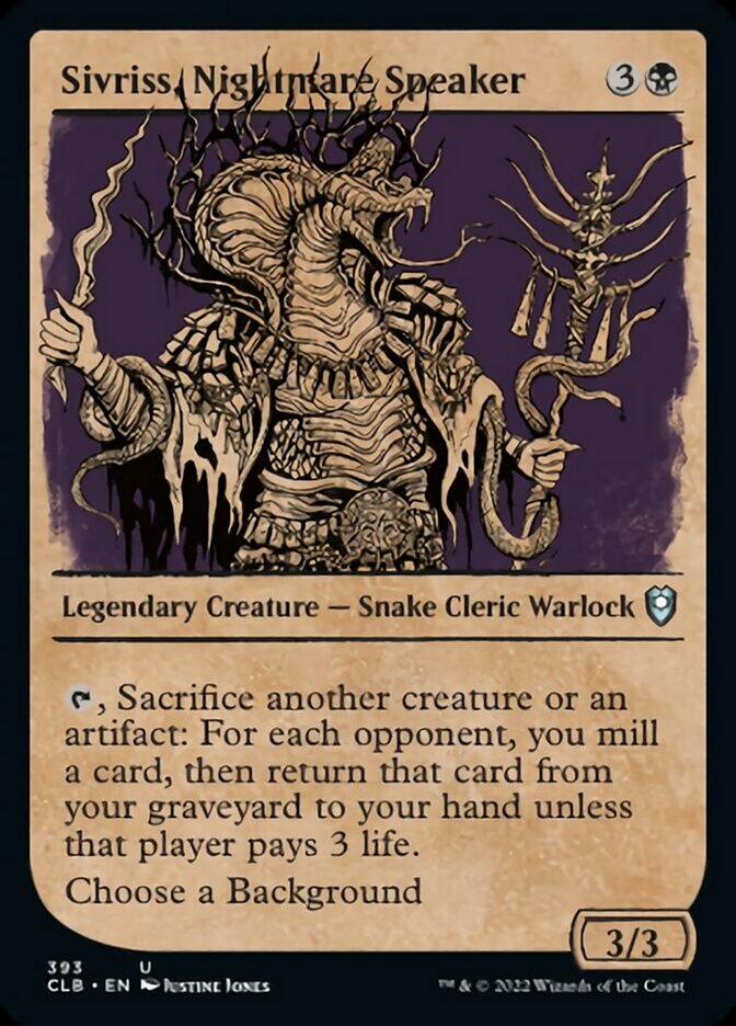 Sivriss, Orateur des cauchemars (Showcase) [Commander Legends : Battle for Baldur's Gate]