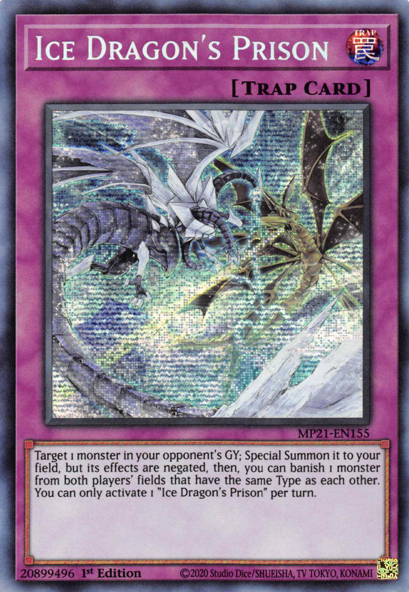 Prison du Dragon de Glace [MP21-FR155] Secrète Rare Prismatique