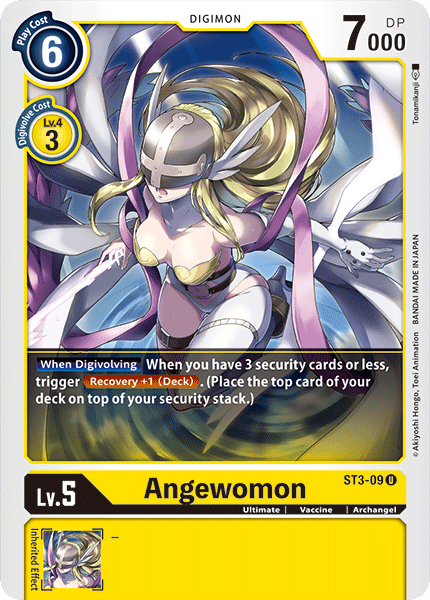 Angewomon [ST3-09] [Mazo de Inicio: Amarillo Celestial]