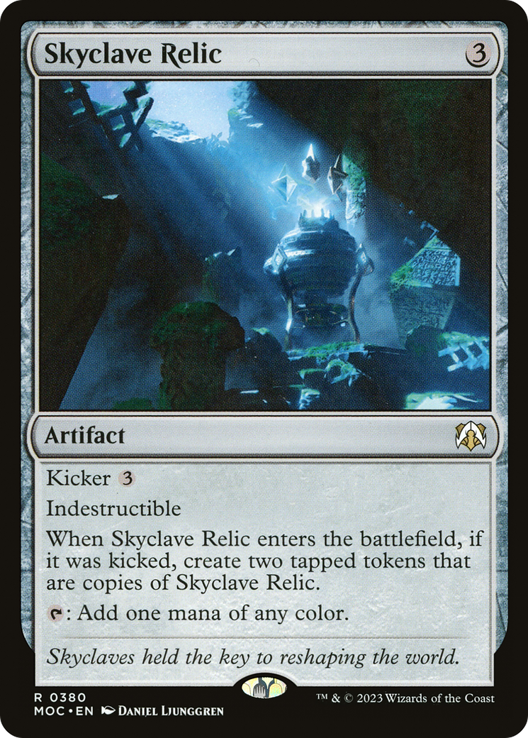 Reliquia de esquivahúndete [Commander: Marcha de las máquinas]
