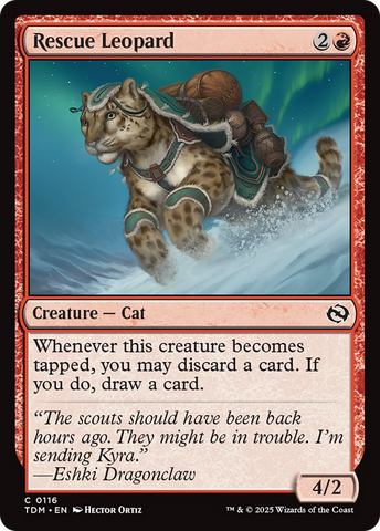 Rescatar al leopardo [Tarkir: Tormenta de Dragones]