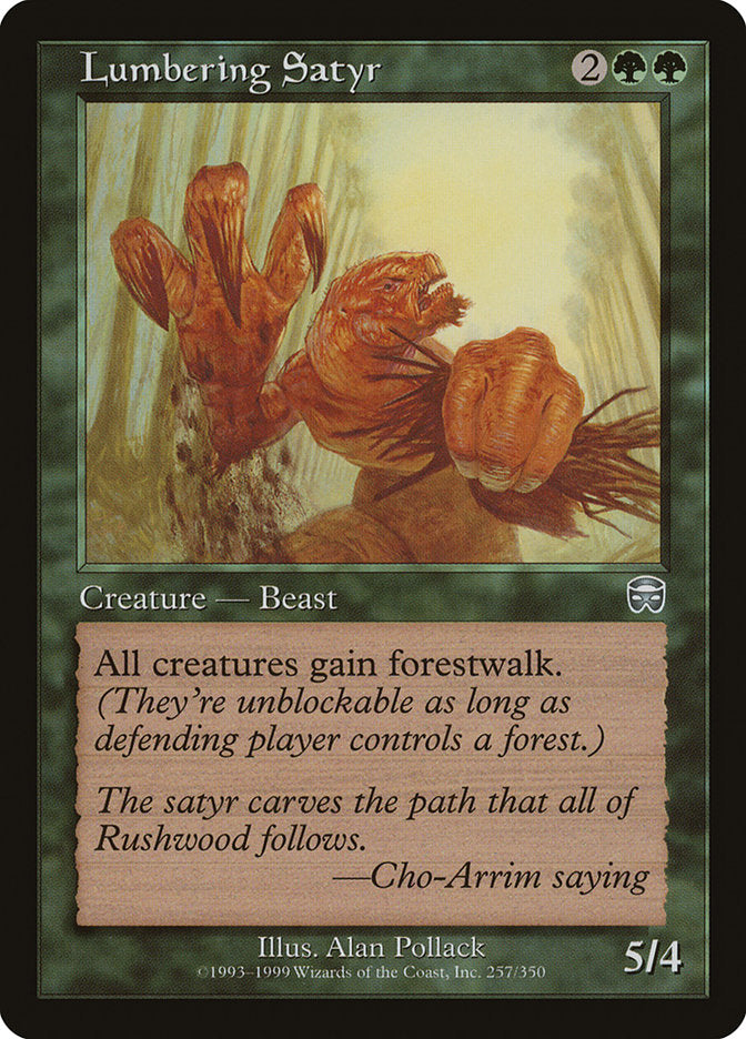Satyre bûcheron [Mercadian Masques]
