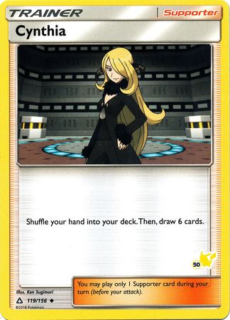 Cynthia (119/156) (Pikachu Tampon