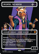 Splinter, el mentor (0089) (sin bordes) (lámina de oleada) [Commander de Las Tortugas Ninja]