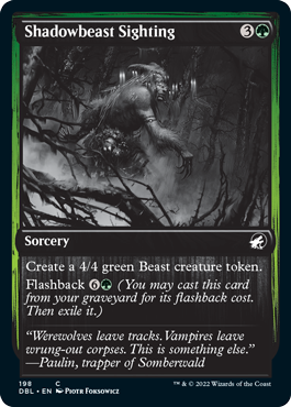 Apparition de Bête d'ombre [Innistrad: Double Feature]