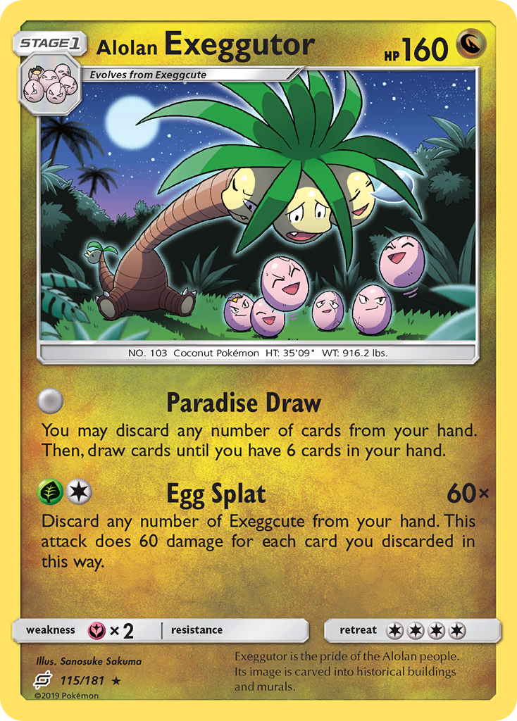 Exeggutor de Alola (115/181) [Sol y Luna: Unión de Aliados]