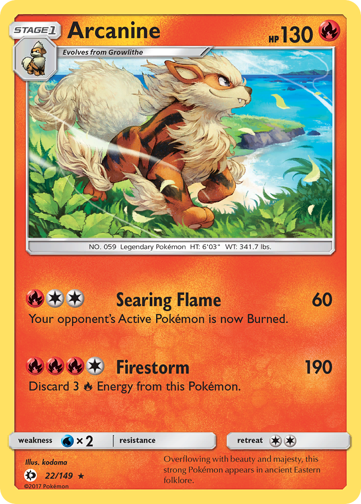 Arcanin (22/149) [Soleil et Lune : Set de Base]