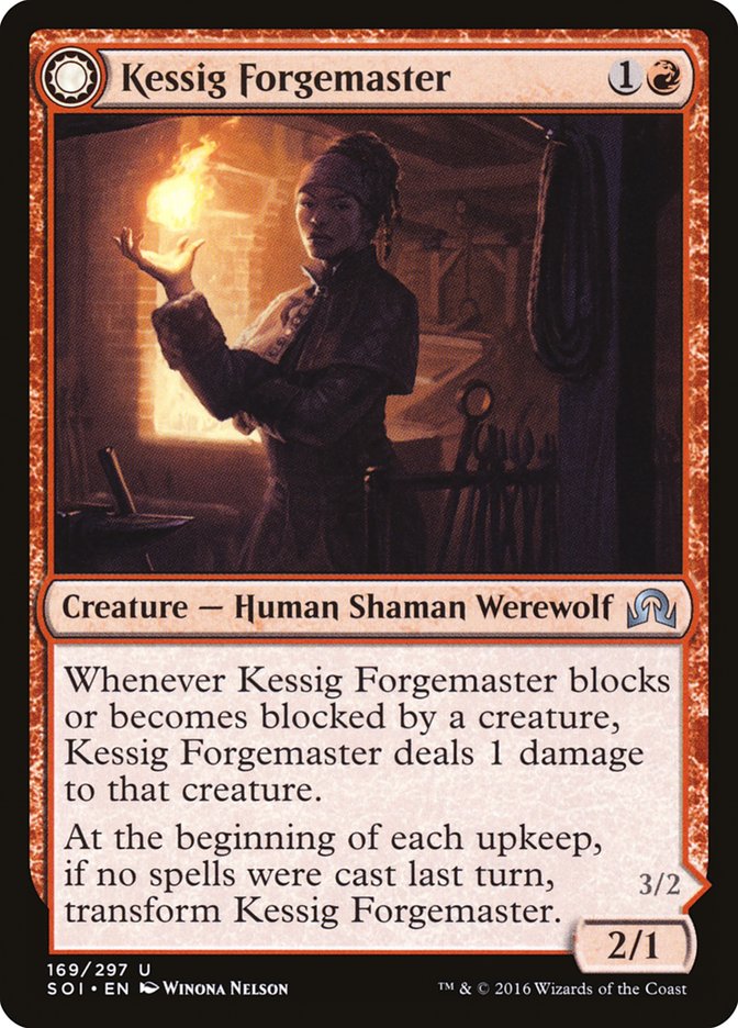 Capataz de Kessig // Licántropo Corazón Ardiente [Sombras sobre Innistrad]