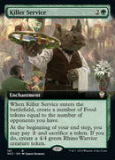 Service mortel (Extended Art) [Commander de Rues de la Nouvelle Capenna]