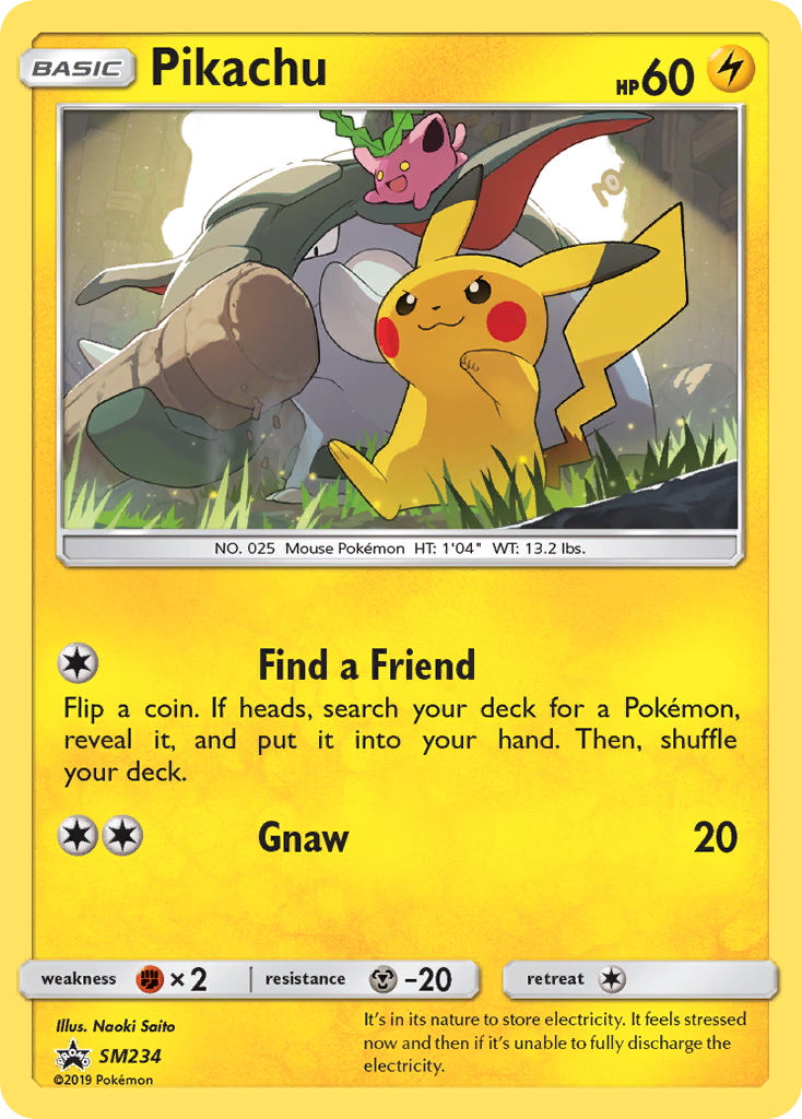 Pikachu (SM234) [Sol y Luna: Promociones de Estrella Negra]