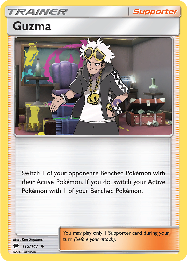 Guzma (115/147) (Championnats régionaux - Personnel) [Soleil et Lune : Ombres ardentes]
