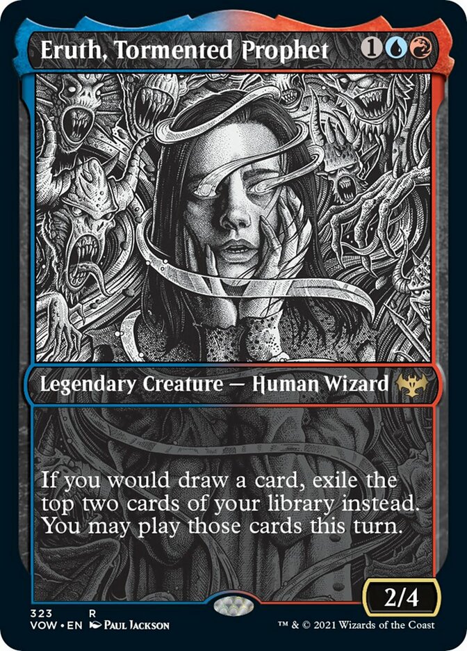 Eruth, prophétesse tourmentée (Présentoir Nuit éternelle) [Innistrad : Noce écarlate]