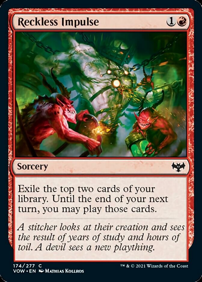 Impulsion irréfléchie [Innistrad : Noce écarlate]