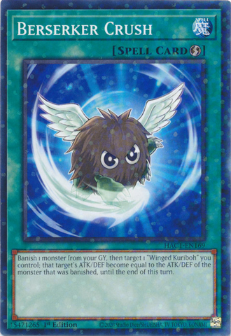 Aplastar Berserker (Duel Terminal) [HAC1-SP169] Común