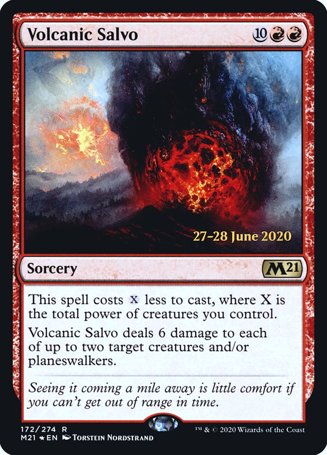 Salve volcanique [Promos d'Avant-première du Core Set 2021]