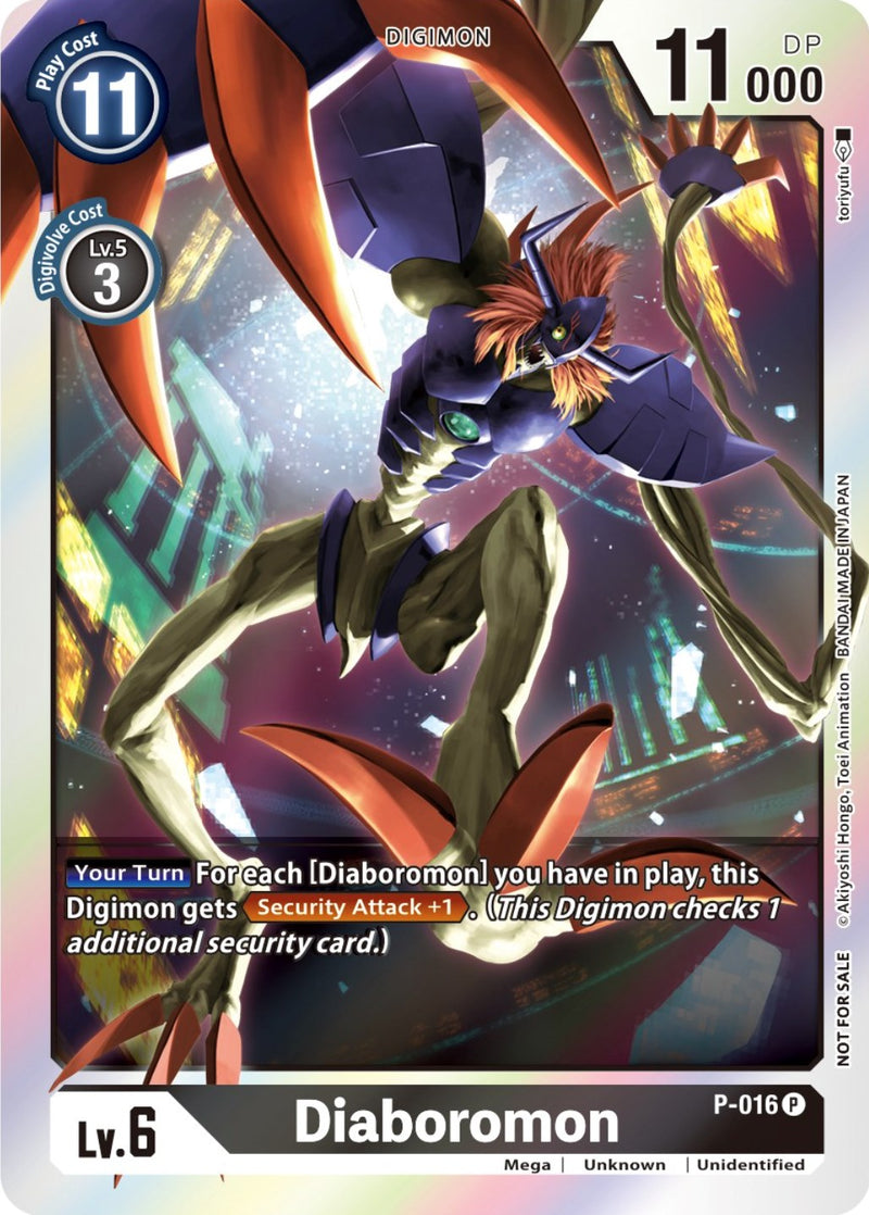 Diaboromon [P-016] (Paquete de evento 3) [Cartas promocionales]