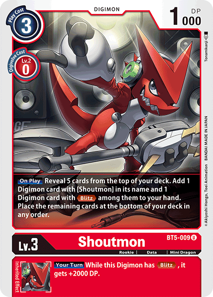 Shoutmon [BT5-009] [Batalla de Omni]