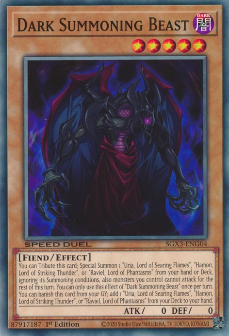 Bestia de Invocación Oscura [SGX3-SP04] Común