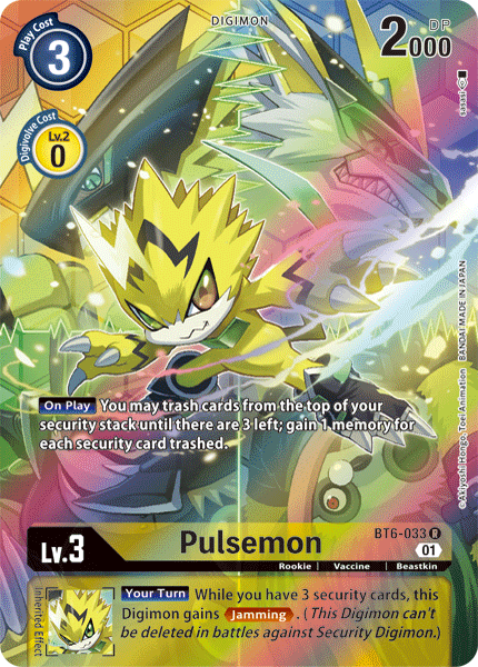 Pulsemon [BT6-033] (Arte alternativo) [Doble Diamante]