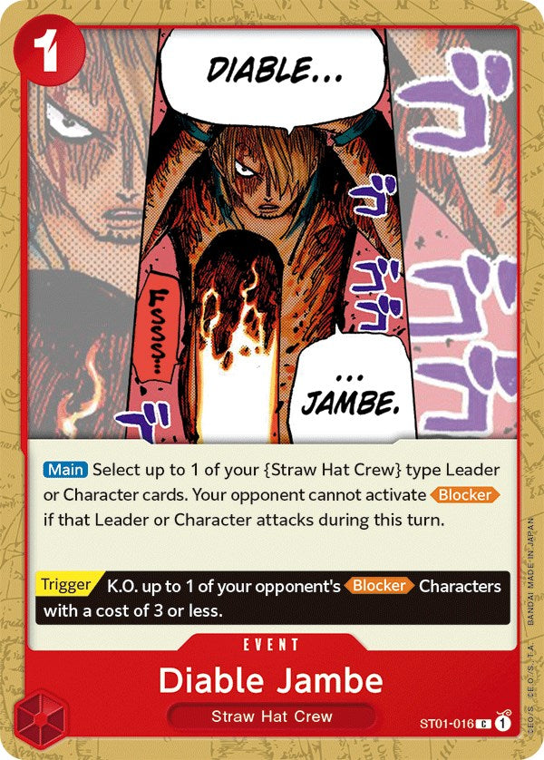 Diable Jambe [Baraja de inicio: Sombrero de Paja]