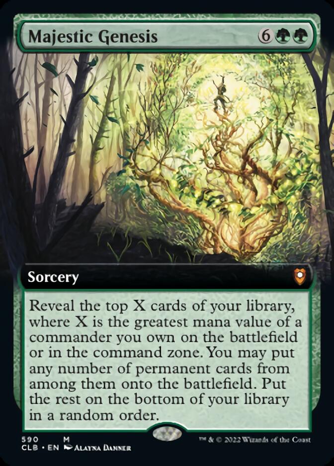 Genèse majestueuse (Illustration étendue) [Commander Legends : La Bataille de la Porte de Baldur]