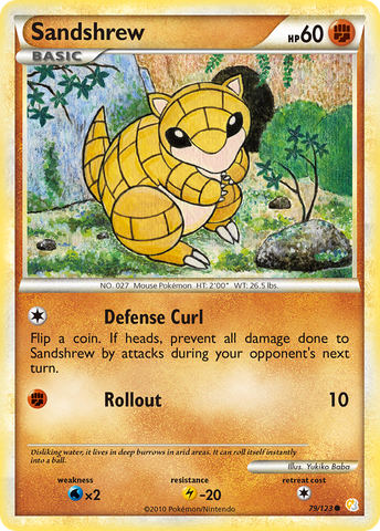 Sandshrew (79/123) [HeartGold & SoulSilver: Set Básico]