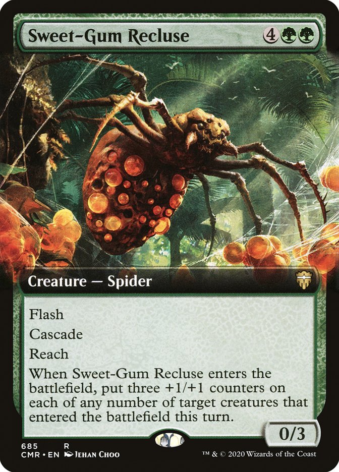 Reclusa de Liquidámbar (Arte Extendido) [Commander Legends]