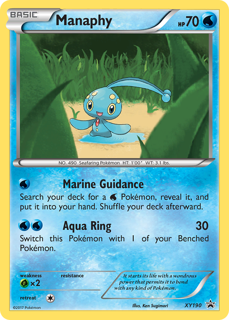 Manaphy (XY190) [XY : Promo Cartes Étoile Noire]