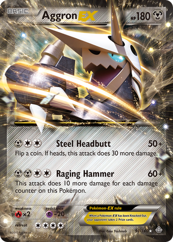 Aggron EX (93/160) [XY: Duelos Primigenios]