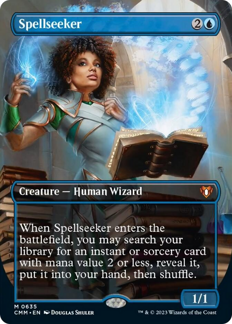 Cherche-sorts (Illustration alternative sans bordure) [Commander Masters]