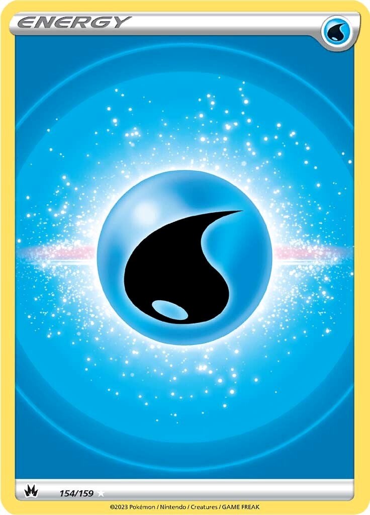 Energía Agua (154/159) (Arte Completo Texturizado) [Espada y Escudo: Cenit Supremo]
