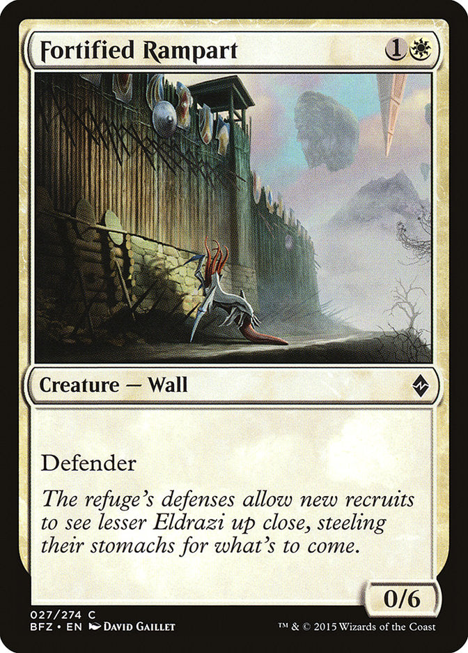 Rempart fortifié [Bataille de Zendikar]