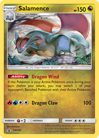 Salamence (SM140) [Sol y Luna: Black Star Promos]