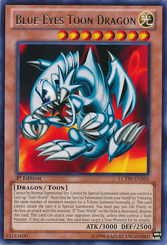 Dragon Toon aux Yeux Bleus [LCYW-EN103] Rare