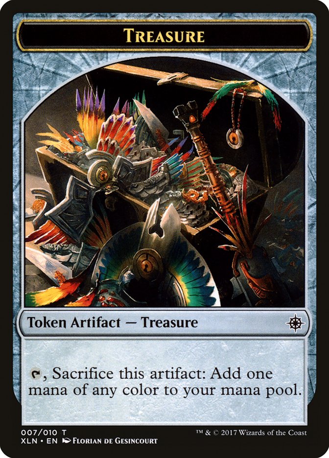 Saprobionte // Trésor (007) Jeton recto-verso [Jetons Les explorateurs d'Ixalan]